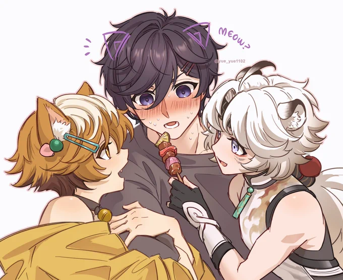 Him with the feline bois  #ArtoftheRogue 