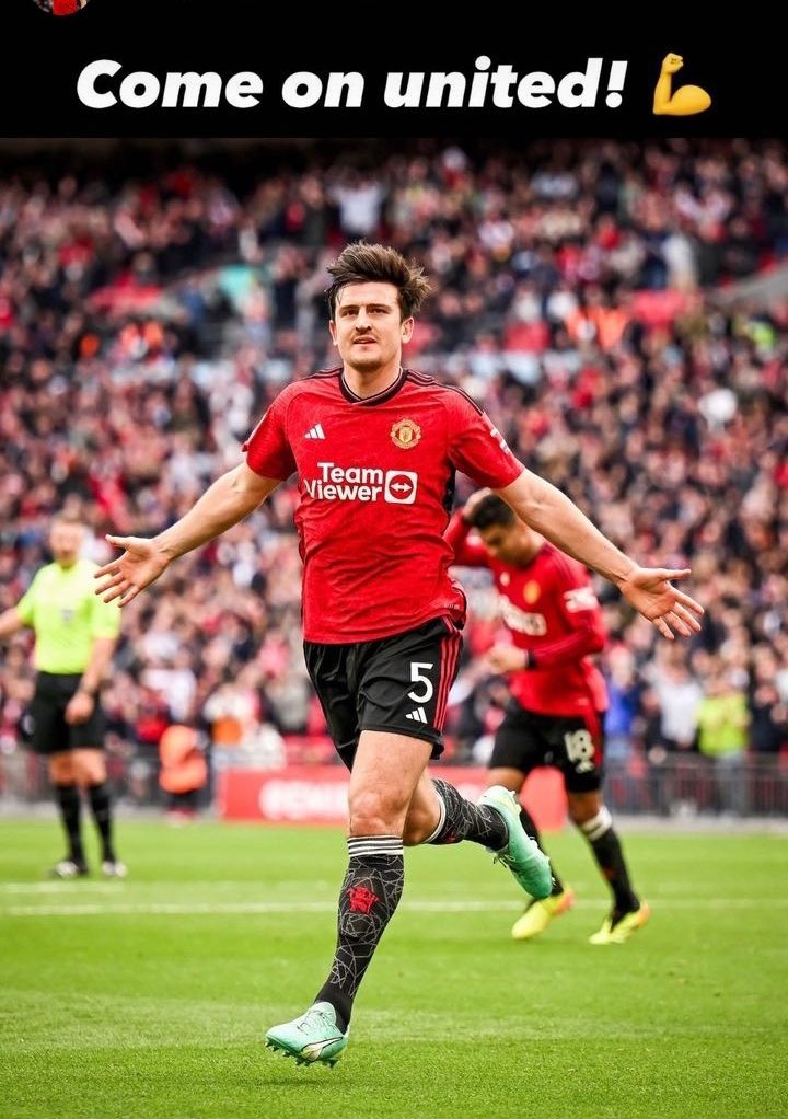 📸 - Harry Maguire on IG.❤️💪🏼