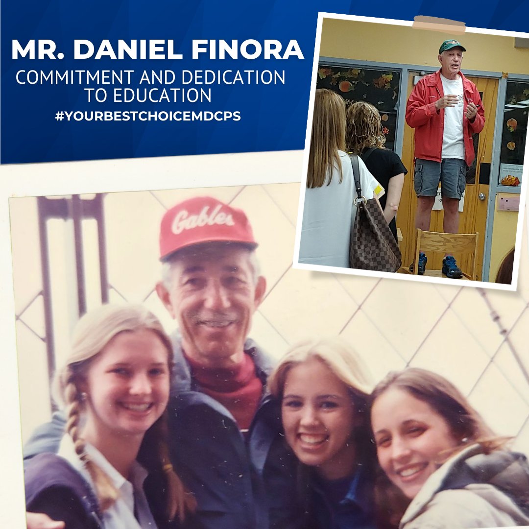 Mr. Daniel Finora, a beloved and respected @MDCPS educator, will be retiring at the end of this school year after over 60 years of service. His unwavering commitment to students at @CoralGablesSHS and the community has made a lasting impact. #YourBestChoiceMDCPS