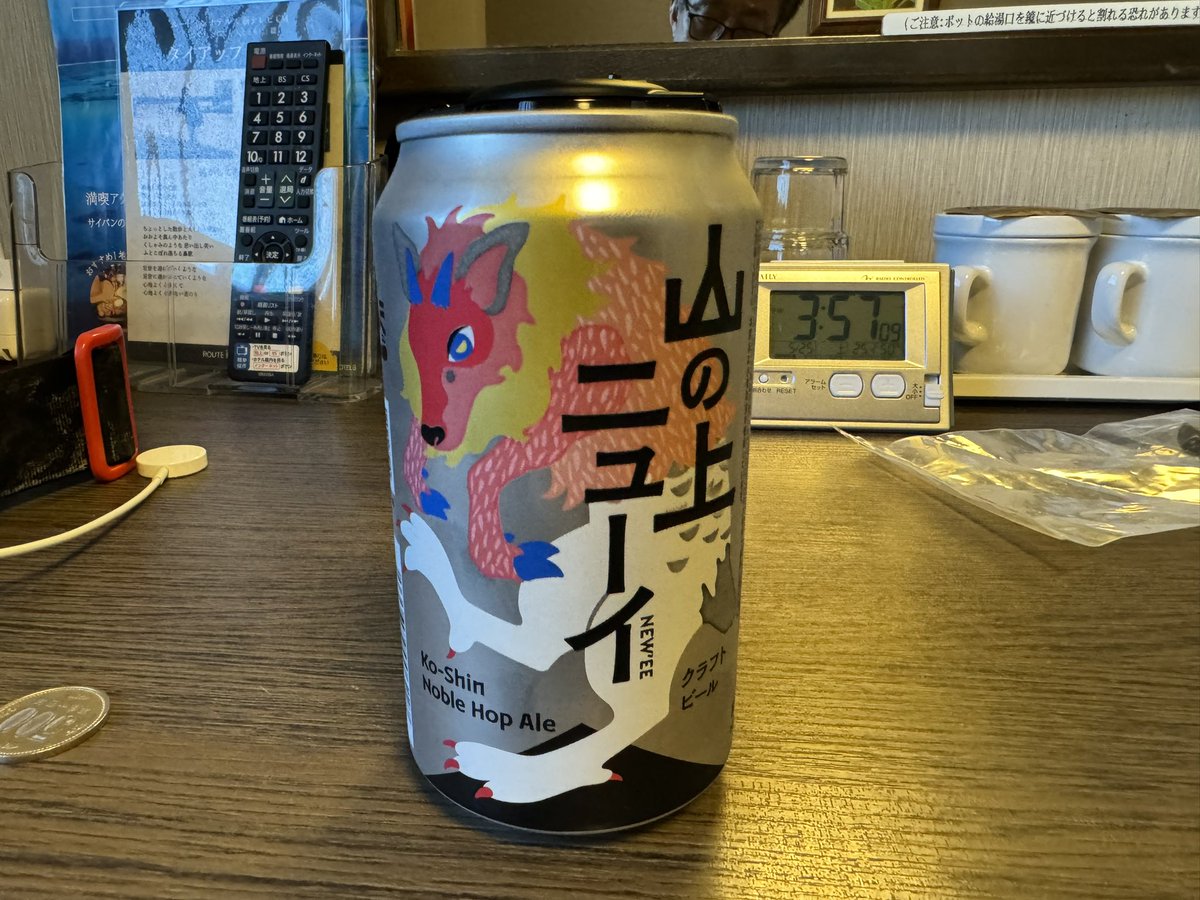 長野といえばこれを飲まないとね。
#クラフトビール 
#山の上のニューイ