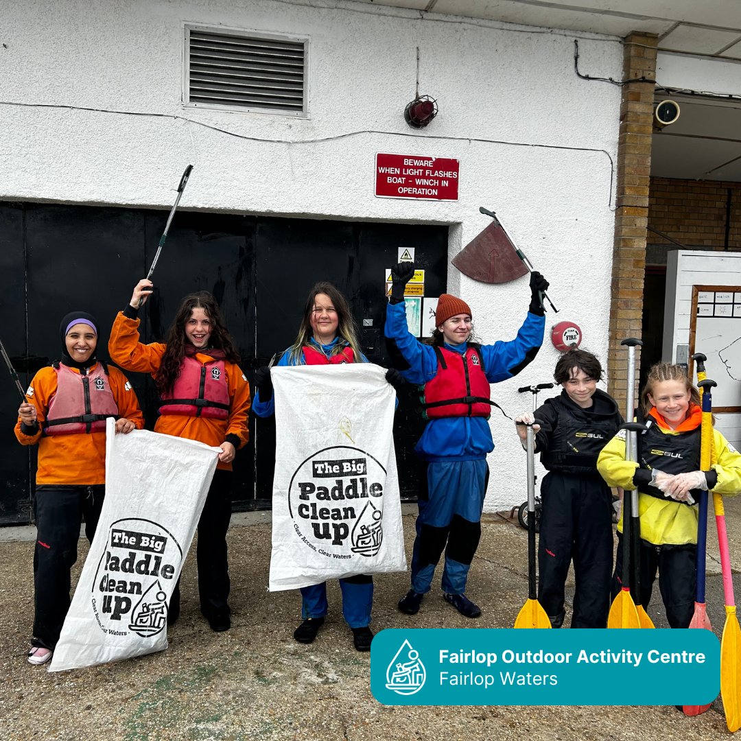 The #BigPaddleCleanup kicks off today!🙌  Over the next two weeks thousands of paddlers and volunteers across the UK will be collecting litter from our waterways. Thanks to everyone taking part!💙 

Don't forget to log your cleanup with us 👉orlo.uk/EcHag