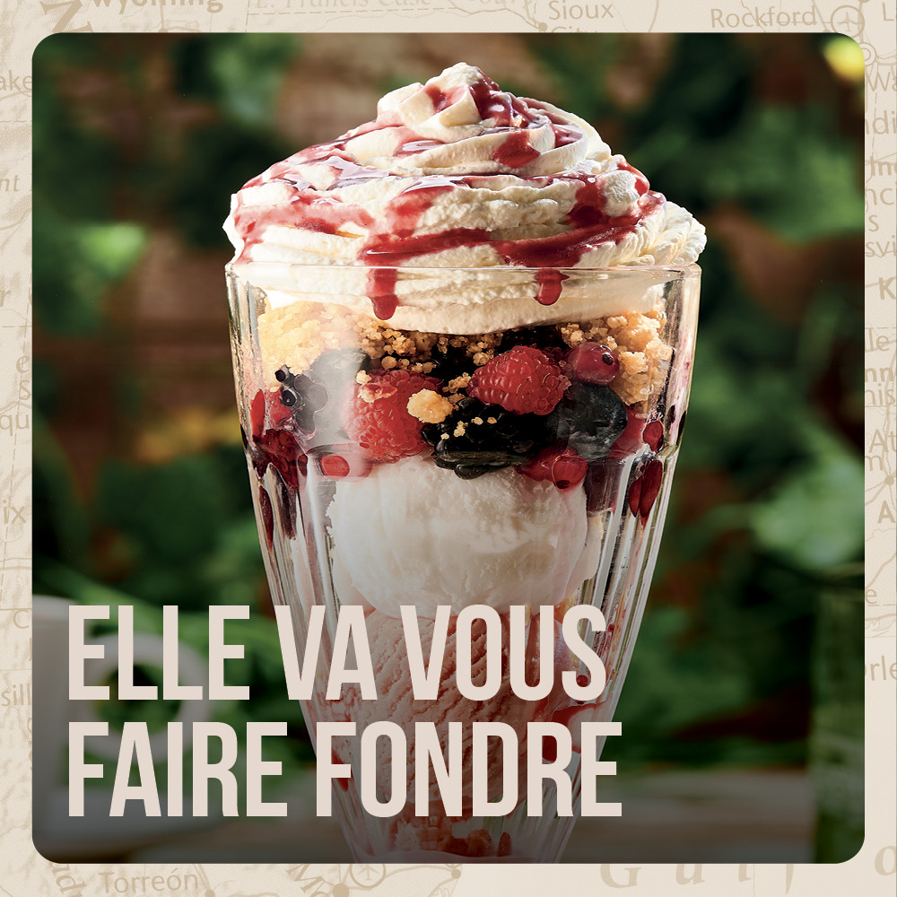 🍓 Un retour des beaux jours aussi doux que nos glaces ! 

Notre dernière création : la coupe crumble fruits rouges ! 😋 
Venez la goûter avant qu'elle ne fonde ! 🍦☀️