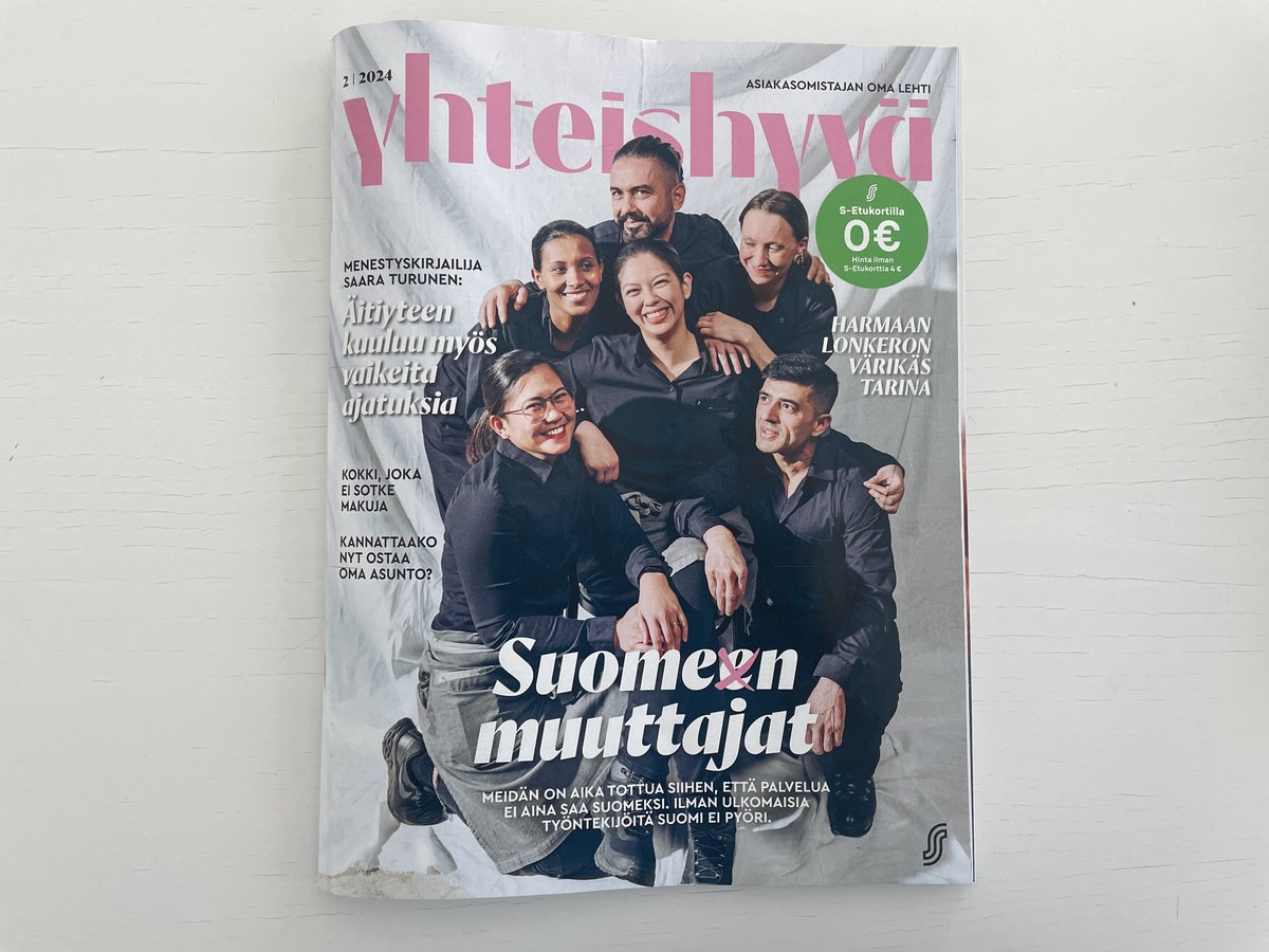 "On aika tottua siihen, että palvelua ei aina saa suomeksi", sanoo <a href="/sryhma/">S-ryhmä</a>. 

Englannin nostaminen työpaikan yhteiseksi kieleksi hidastaa suomen kielen oppimista ja kotoutumista. Se sulkee ulos tällaisilta työpaikoilta monia työntekijöitä, myös maahanmuuttaneita. #kielivastuu