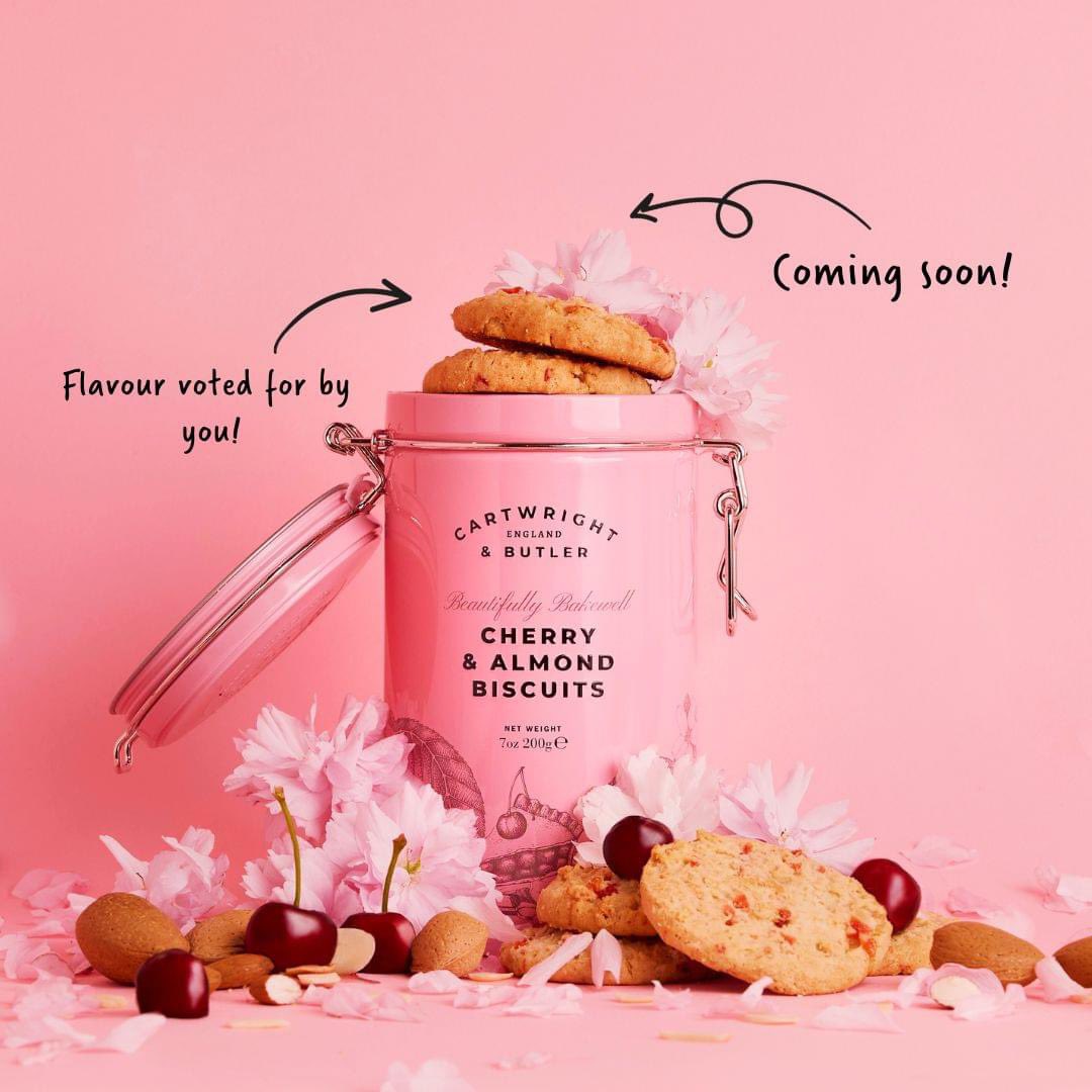 engelsedeli's tweet photo. Coming Soon!
Nieuw van Cartwright &amp; Butler. De Cherry &amp; Almond Biscuits.

#thefinestinfood #thefinestinfoods #finefoods #finefood #smaakmakers #foodspecialiteitenwinkel #foodspecialiteiten #CartwrightAndButler #delicatessen #koekjesinblik
https://t.co/pN3of6oAXF https://t.co/tMDbJyqbdl