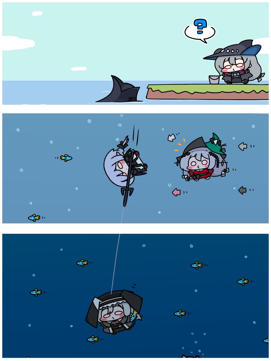 ✨🐟🦈🎣🐟💨
#アークナイツ #Arknights 