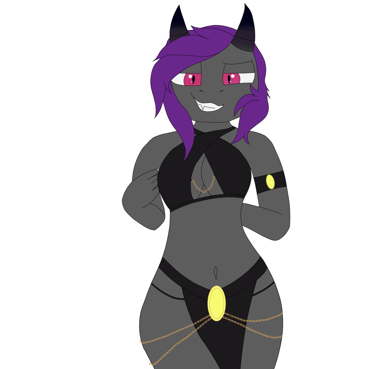 A friend sent me a "Draw your oc in this" meme so i did