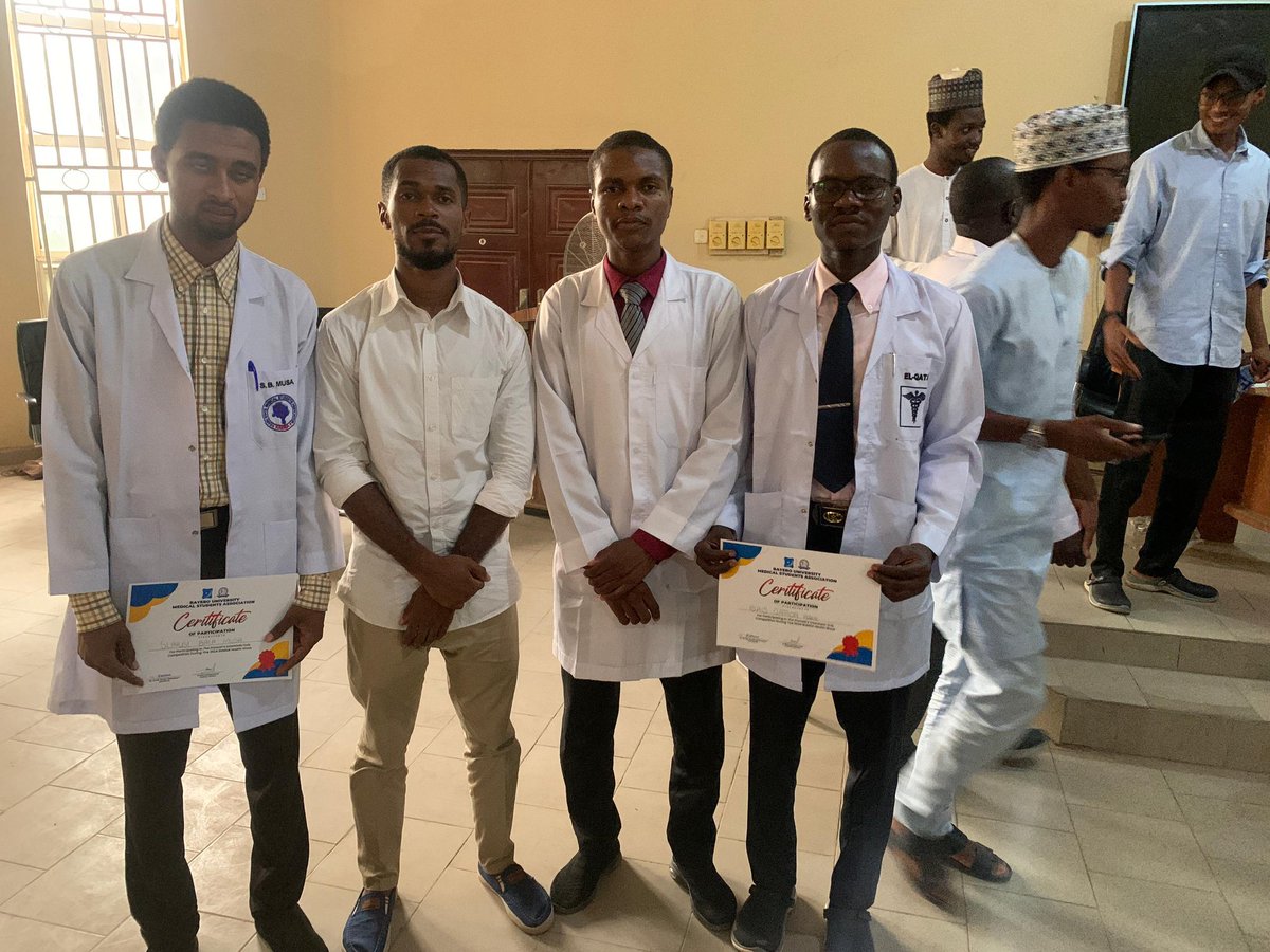 KAMSA_National's tweet photo. Picture: Yesterday after the interstate Quiz Competition organized by Bayero Medical Students Association (BUMSA).
Featuring participants from KAMSA with the KAMSA national president.
#kamsa #kamsa2024 #kamsanationalbody #kamsanatbody #kamsaparticipants #bumsaweek #bumsa #quiz https://t.co/n0WIjWB16t