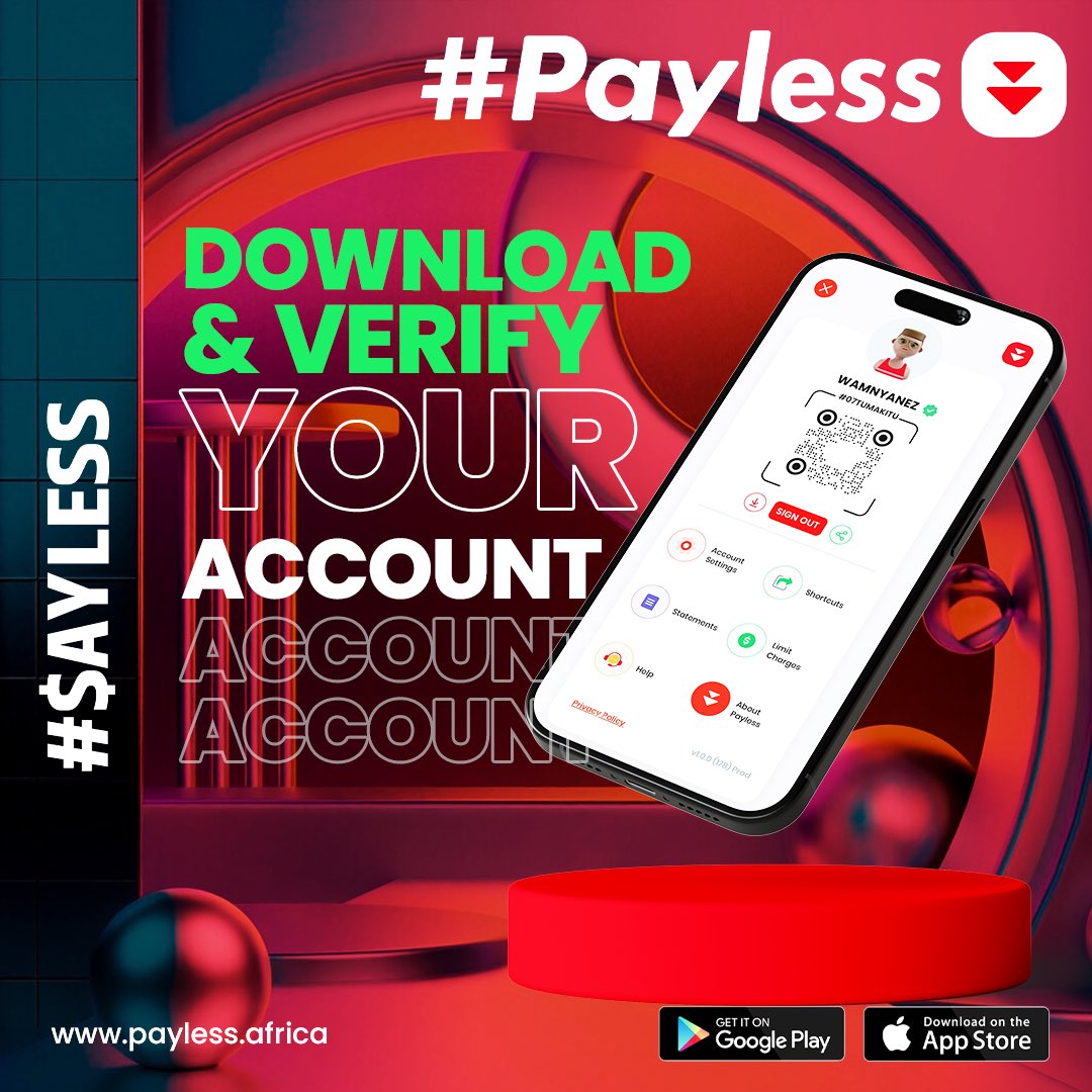 It’s sooooo easy to VERIFY your #Payless account✅. Enter your details EXACTLY as per your National ID or Passport. It takes less than 2 min famm!! paylessafrica.go.link/?adj_t=1cshiwfc #PaylessNSayless #PaylessInaweza