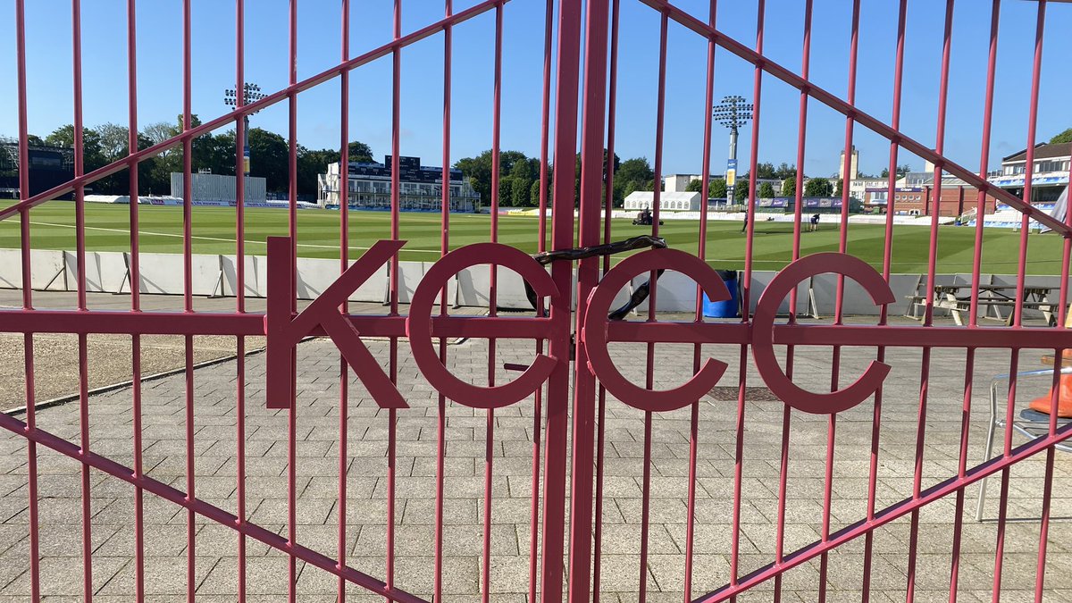 Good morning from the Home of @KentCricket! ☀️🏟️ 🎟️ These gates open at 10:00 with tickets available for Day Two of Kent vs. Essex