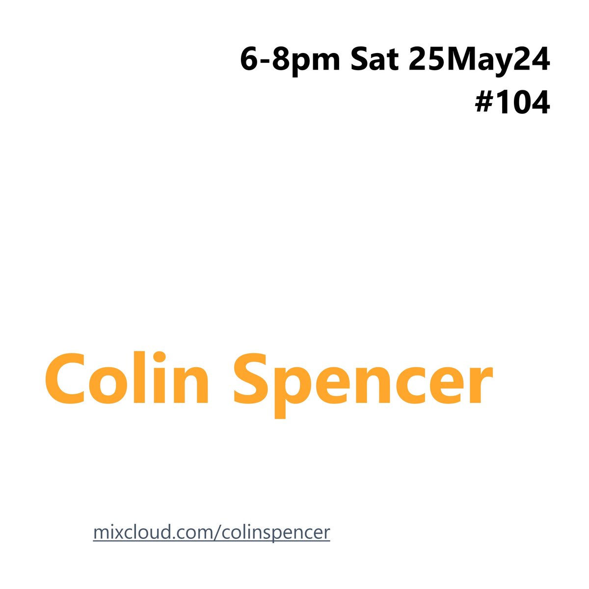 ColinsCuts's tweet image. #BIRTHDAY

Join me to celebrate #TheJam's #PaulWeller's birthday #today TWICE during #ColinSpencer Programme #104

🔊mixcloud.com/colinspencer/🎧 Saturday 25 May 2024
6-8pm (#UK times)
to
#DiscoverAndRemember @LongLiveTheJam

Before then? Try catch-up #092
▶️mixcloud.com/ColinSpencer/c…