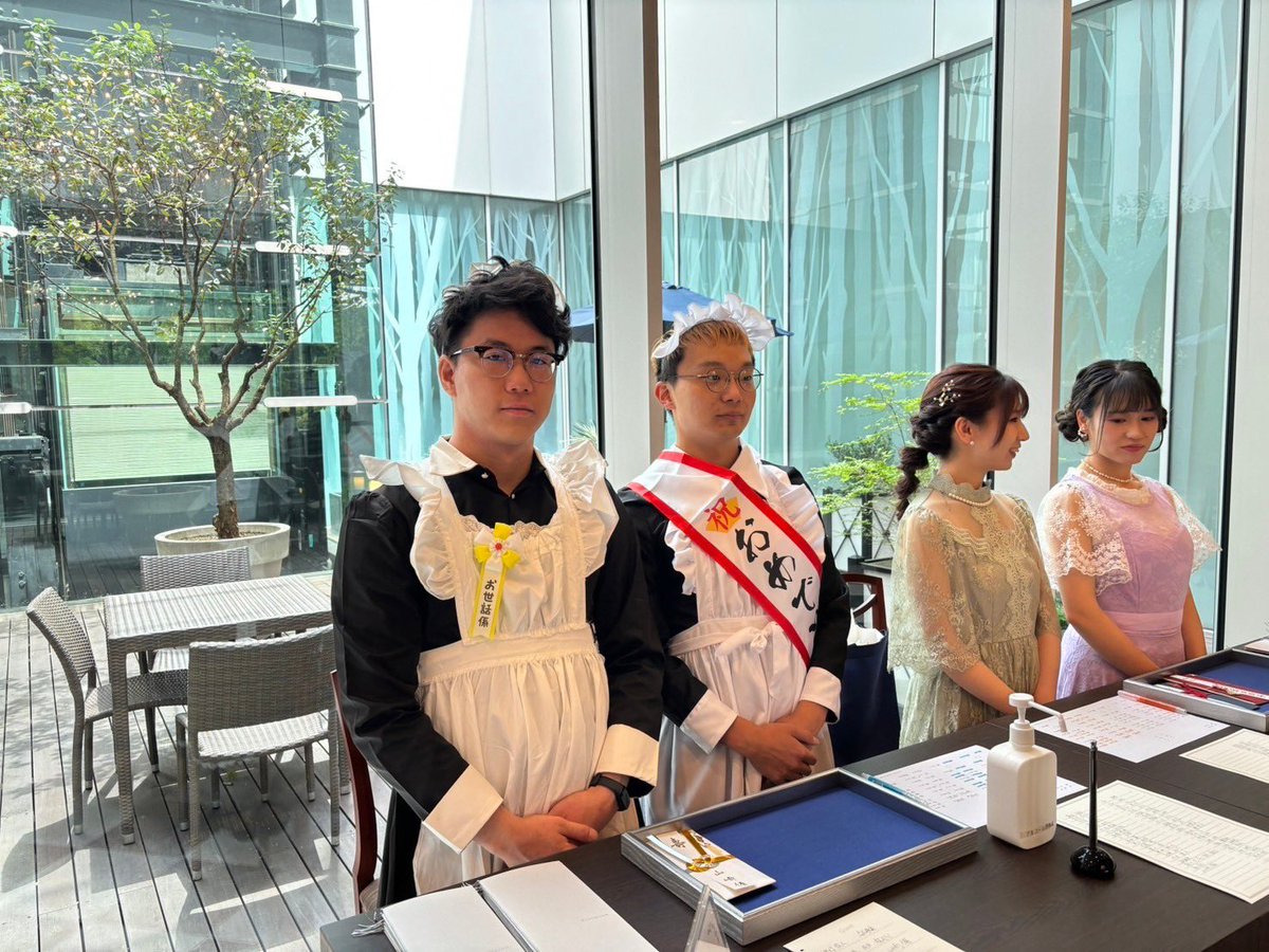 0itang's tweet photo. 結婚式！

各位ありがとうございました！
素敵なゲストのお陰様で、自分たちらしいいい感じの式になって幸🐕

リングドックは大失敗すぎて最高だった🐕

しぶきちんみの受付も最高だった🐕 https://t.co/w1UVd3ipV9