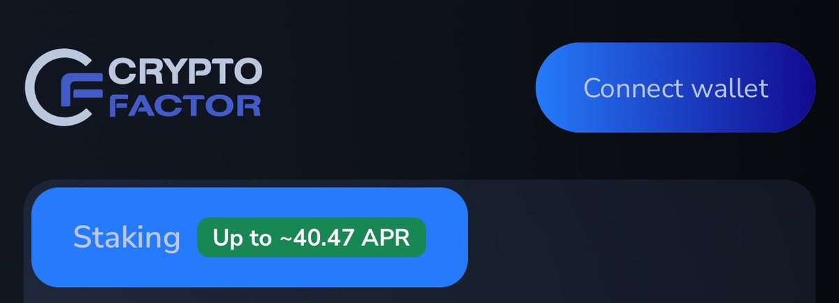 _Crypto_Factor's tweet photo. This is Great … but if you need eye popping APR … Check out Crypto Factor 💙

https://t.co/5v5XbkiSgB https://t.co/bq2J2y2lCc