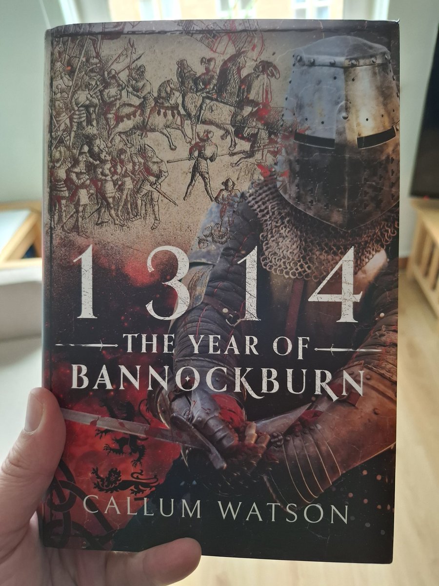 It's finally here! My new book - 1314: The Year of Bannockburn - is out now! Still feels slightly surreal, but very exciting, to actually hold a copy in my hand! 📚🤓
