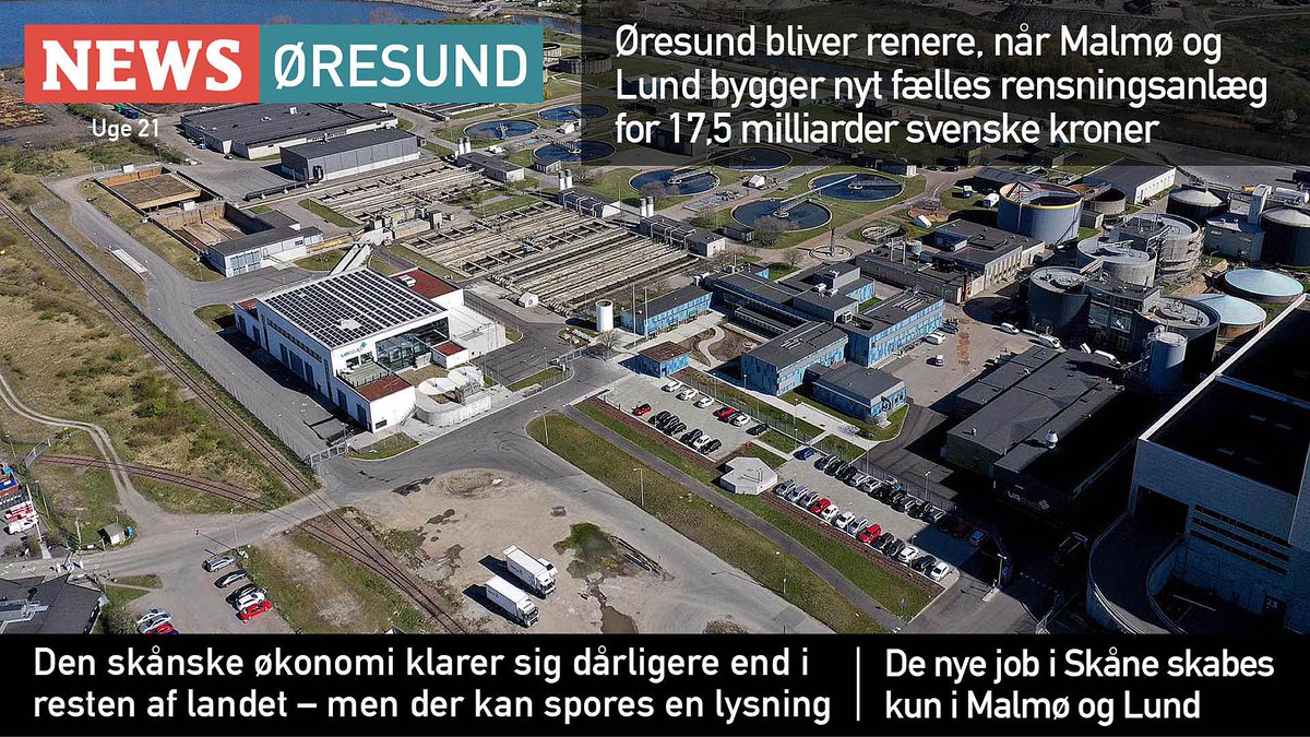 NewsOresund's tweet photo. ØRESUND BLIVER RENERE, når Malmø og Lund bygger nyt fælles rensningsanlæg for 17,5 milliarder svenske kroner
DE NYE JOB I SKÅNE skabes kun i Malmø og Lund
Læs flere nyheder i News Øresunds ugentlige nyhedsbrev
#dkpol #svpolitik #Øresund #GreaterCph
https://t.co/KUaMl7XCd3 https://t.co/PT0CMsxVLY
