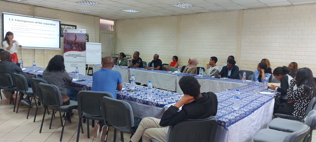 📢Final weekend of Our Short Courses!
<a href="/JNiyo/">Joshua Joseph NIYO</a> from the <a href="/IHLCentre/">IHL Centre</a> is leading the "Humanitarian Principles and the Right to Humanitarian Assistance" module for our Advanced Course. While, Vanessa Vuille is leading the "Jus ad Bellum and the Law of Neutrality" for our #IHL course.