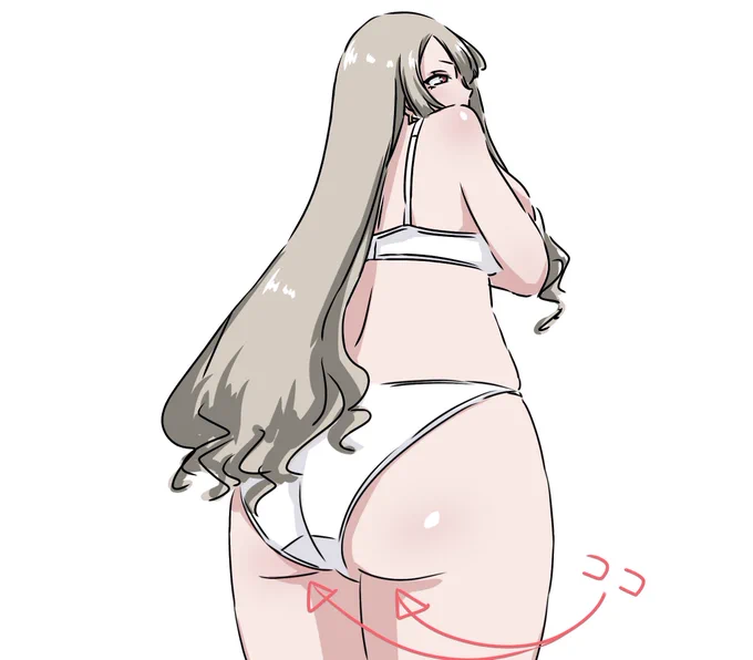 なんか最近パンティーからのハミ肉が凄い気がするんけど我 
