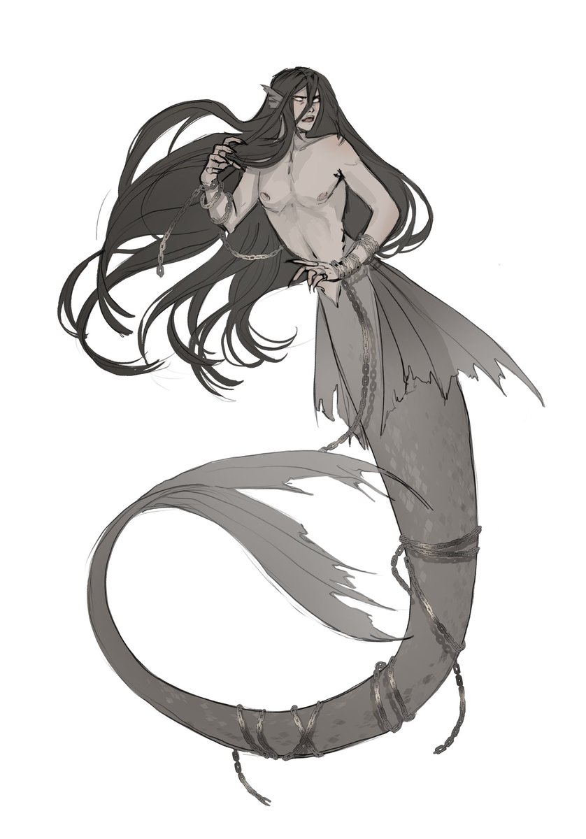 Mermay day 24! Ghost General Mer

#wenning #modaozushi #mdzs #mermay2024