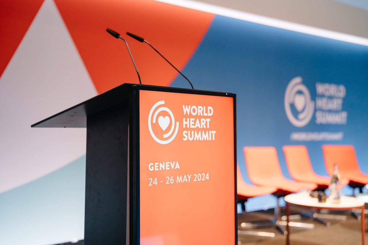 📢 LAUNCHING NOW at the #WorldHeartSummit: The #WorldHeartReport 2024, a comprehensive report on the link between cardiovascular health and #AirPollution.