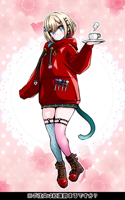 ご注文は紅蓮罰まるですか?誕生日おめでとうございます#紅蓮罰まる爆誕祭2024#罰アート 