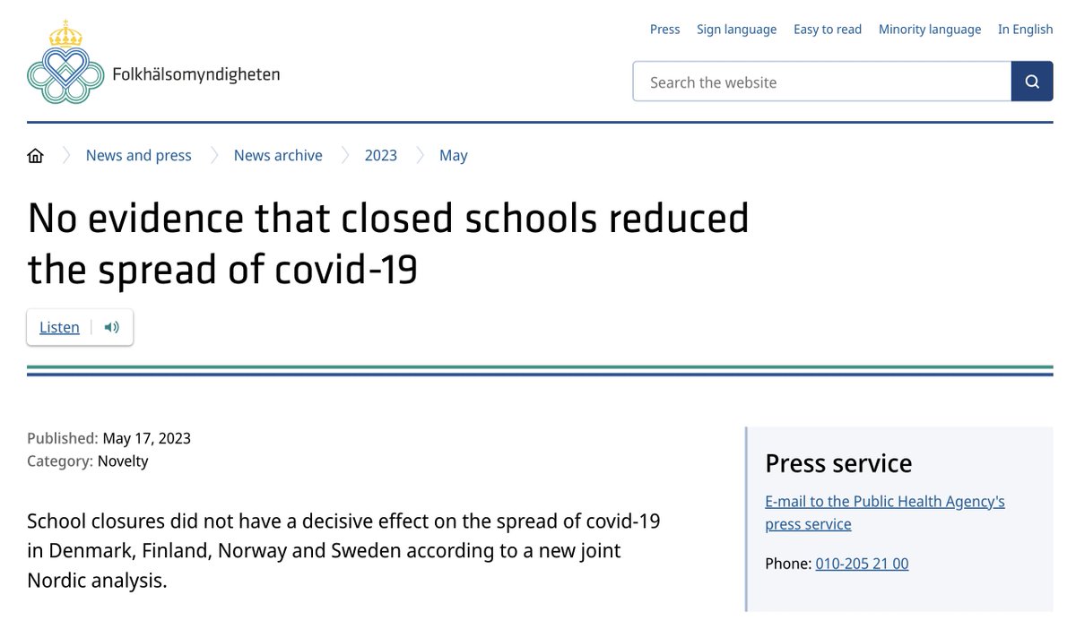 The real scandal was closing schools. “There was never any compelling evidence school closures would have much public health benefit”. Shame on the scaremongers who continue to this day to fuel lies at the expense of children. 50 + studies 2020-2024: pedagoogle.com/2021/02/28/ond…