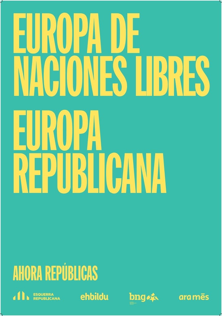 Puyalon's tweet photo. 📢 Por una Europa de los pueblos, una voz contra las injusticias y los abusos en el Territorio

🗳 Este #9J, el antifascismo, el medioambiente y la cultura del pueblo tendrán su papeleta para una #EuropaRepublicana ✊ 

#AgoraRepublicas https://t.co/HXNM3zF7be