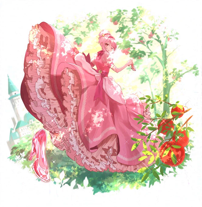 【ご依頼】妃てぃな様(#kisaki_tina )のお誕生日のお写真とお仕立てさせていただきました!お城から森に逃走なさるお姿をばっちり激写いたしました!本日25日がお誕生日ということで、おめでとうございます～ 