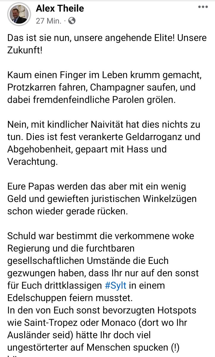 theile_alex's tweet photo. #Sylt #NieWiederIstJetzt https://t.co/7HuoZQOQQ1