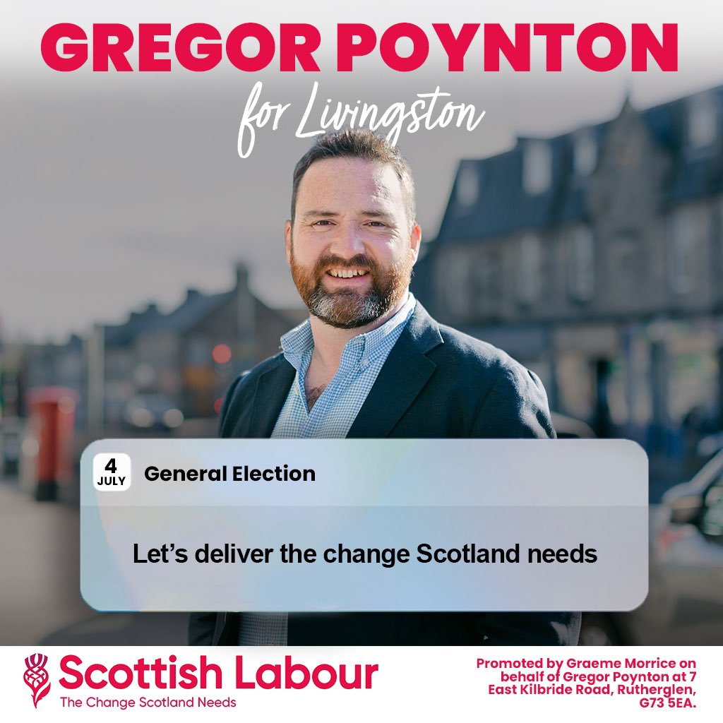 17 years of SNP failure in Scotland. 14 years of Tory failure in Westminster. It’s time to stop the chaos. It’s time for change.  #VoteScotLab24