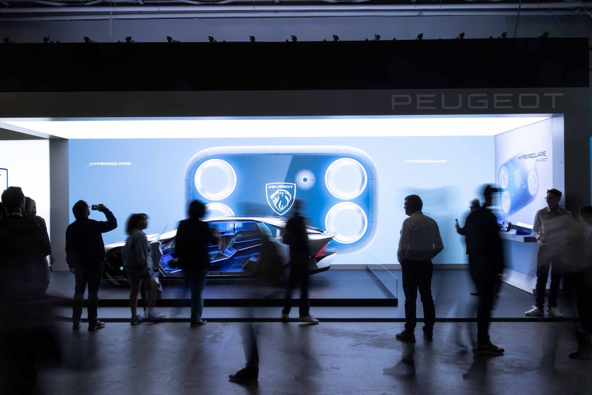 Peugeot's tweet photo. @VivaTech @Stellantis @CaptainCause @MatthiasHossann @TraviShuuji @PierreBraultArt @abdel_iam We’re gearing up to welcome the public at @VivaTech today and invite all visitors to witness the electrifying European debut of the #PeugeotInceptionConcept car and #Hypersquare steering control.
📍 Hall 2 Booth P01, don’t miss us!
#PleasureDrivesProgress https://t.co/lRGid5OzaY