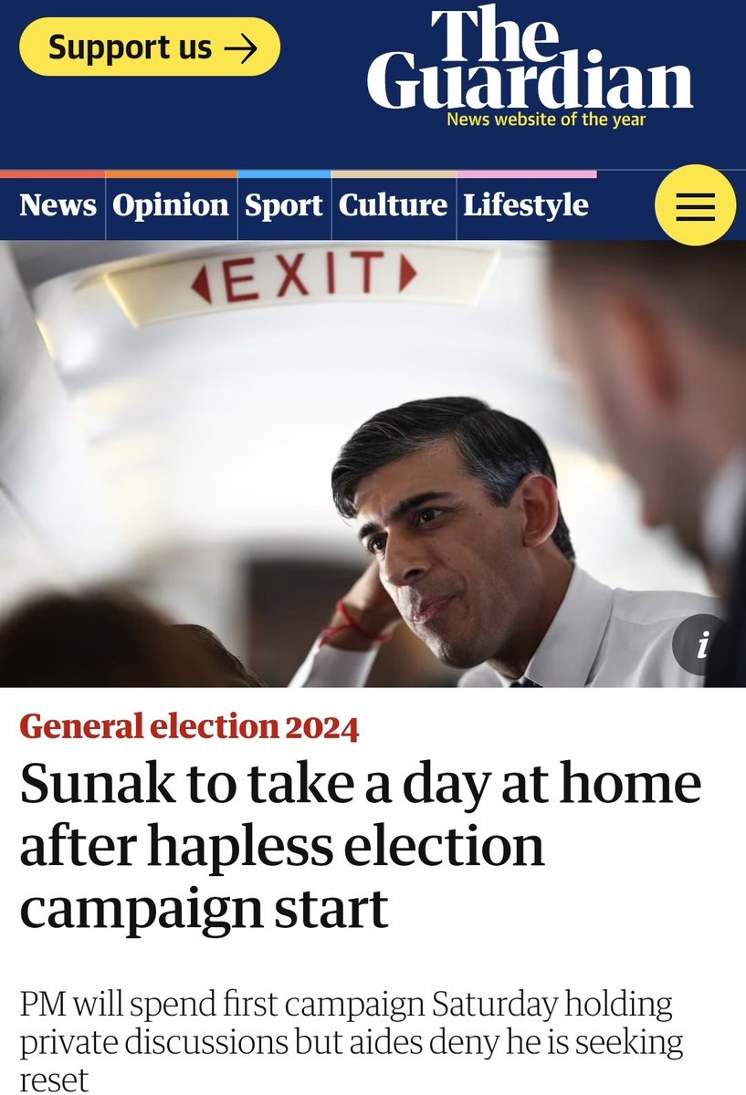 So just 48 hour after the Titanically disastrous campaign launch, the Tories are planning... A relaunch I can't wait to see what Sunak does this time Steal candy from a baby? Punch an OAP? Set fire to a hospital? There's bad PR teams... And then there's the Tories