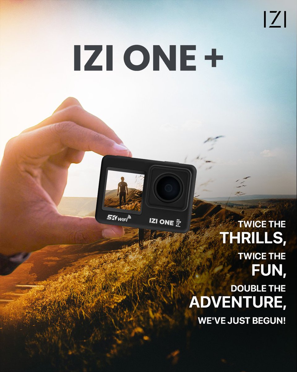 Capture Every Adventure with IZI One+ 💫
Your Perfect Companion for Epic Moments!

Buy now - shorturl.at/Yk7xt

#ActionCam #AdventureAwaits
#CaptureTheMoment #EpicShots #TravelVibes #OutdoorPhotography
#LiveYourAdventure #ExtremeSports
#VlogLife #TravelGram