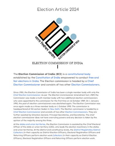 Hi everyone
Today I wrote an article on the Elections of India 2024,
It is about the Election history of India,
Here is the link docs.google.com/document/d/1xH…,
If you want to join us come on @lfp_Tardeo.
@Saipujariprasad 
@malpani 
@apnipathshala_ 
#NarayanchandraTrust
#learnfrompeers