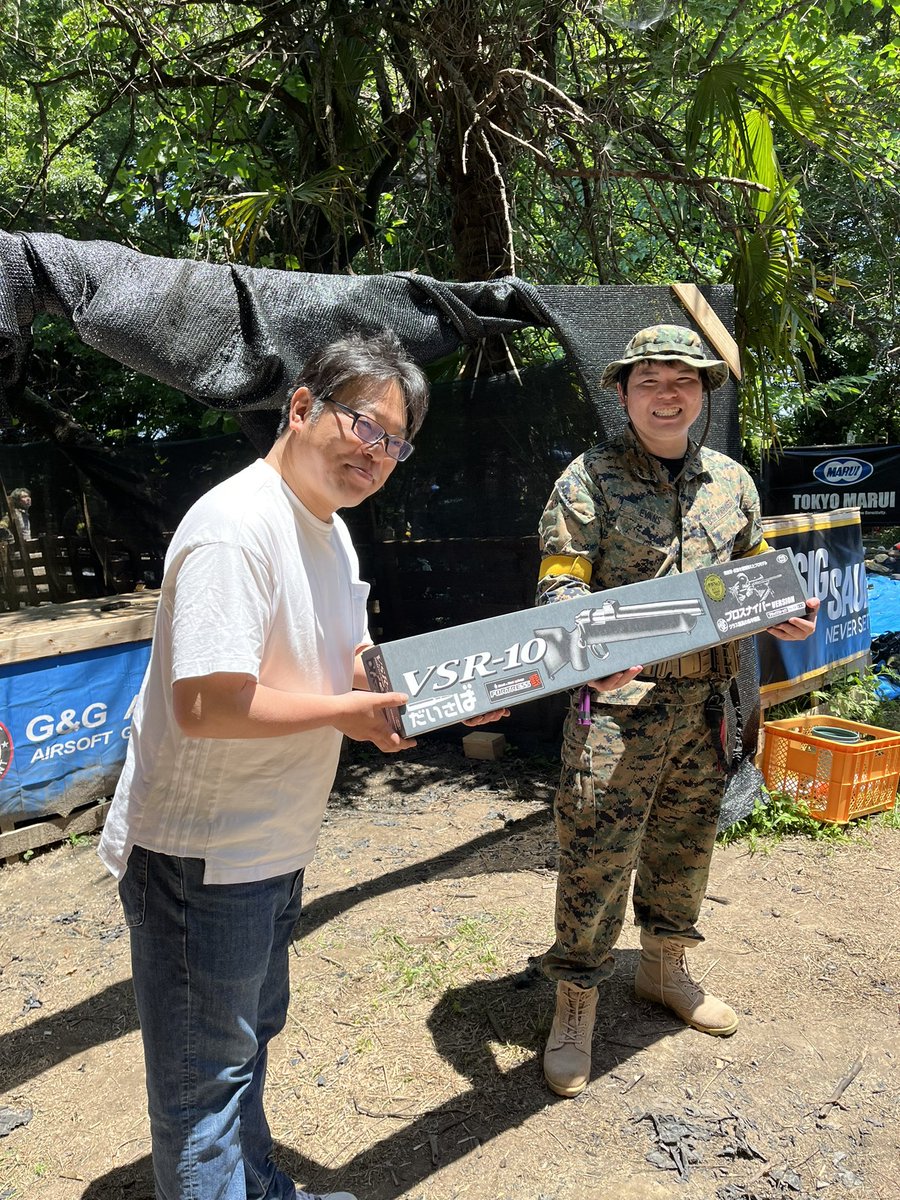 AGU_SABAGE's tweet image. 無事だいさば終わりました！
90人以上の参加人数でめちゃくちゃ盛り上がりました！✨️
狙撃王は静大さんが勝ち取りました！
おめでとうございます！☺️
沢山の方が応援してくださったから成功出来ました！本当にありがとうございます😭
#だいさば
#DOGTAG