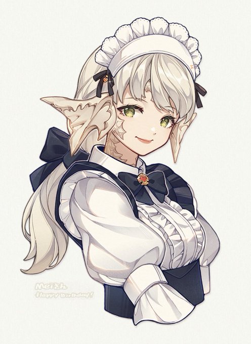 「アウラ(FF14) 白髪」のTwitter画像/イラスト(新着)