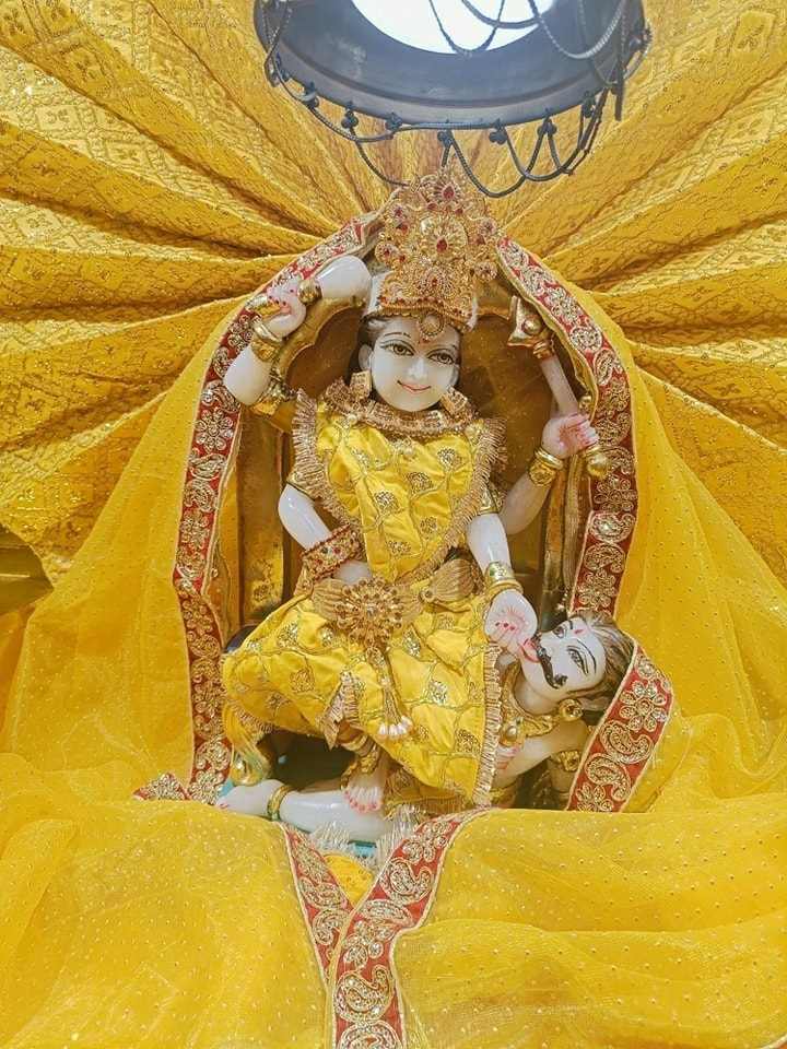 baglamukhipuja's tweet photo. माँ बगलामुखी की उपासना से शत्रुओं का स्तम्भन होता है तथा जातक का जीवन निष्कंटक हो जाता है। https://t.co/4oqqvhXAJe