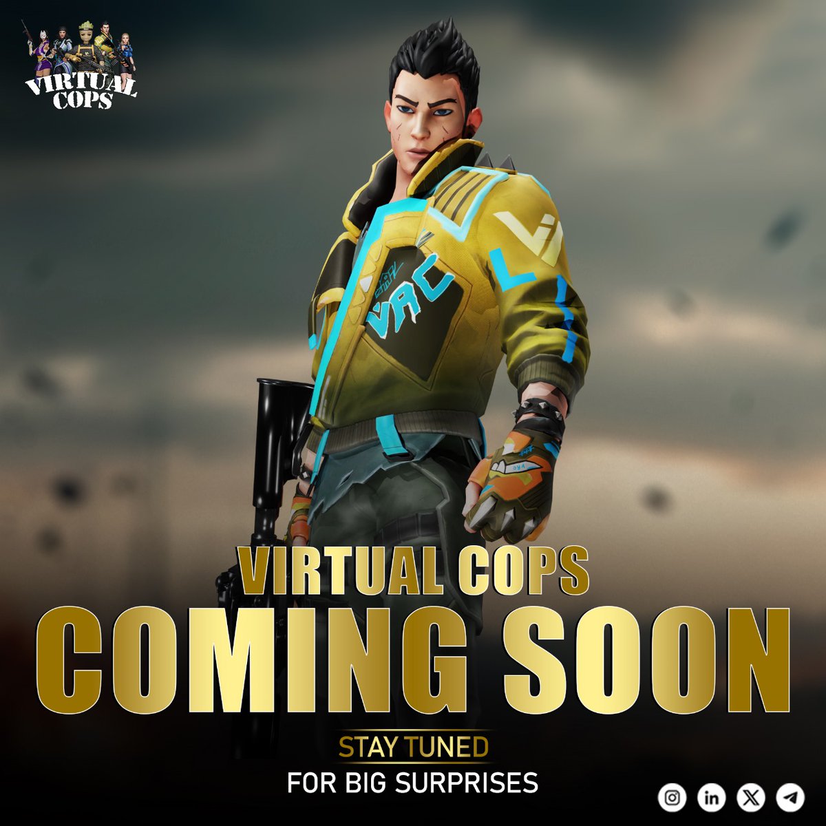 Get ready for the action! 
Virtual Cops coming soon. Stay tuned for big surprises!

#VirtualCops #Gaming #virtualgame #virtualcope #download #install #vrcsuccess #vrcnetwork #vrcscan #vrc #vzoneworld #vrcrewards #vrcworld #btc #vrccoin #bitcoin #crypto