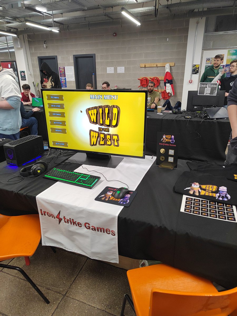 Ironstrikegames's tweet photo. @game_levelup in Wrexham promoting "Wild in the West" had a great day and fantastic feedback from people who played the game.
#fypシ゚ #steam #GameDev https://t.co/HJrKpQku92