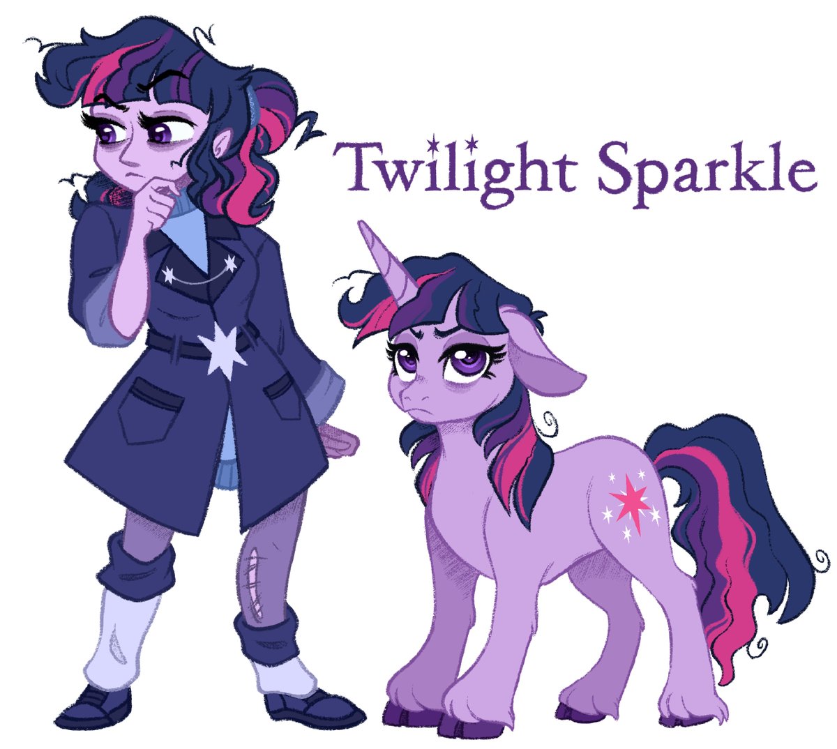 I promised once I had my account back I would start this project so here... the official Swap Six: Equestria Girls Edition!

Starting off with Twilight Sparkle, our main villain. I had a sudden 'sparkle' of inspiration.