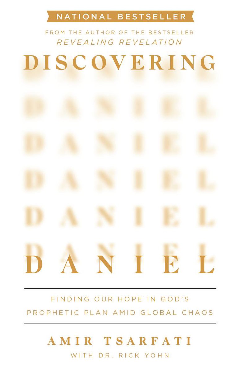 Got an amazing e-mail from Bob Hawkins, president of @Harvest_House, in which he informed me that according to reporting sources, Discovering Daniel was for one week, the number one book in the world! I also want to thank everyone for the great reviews!