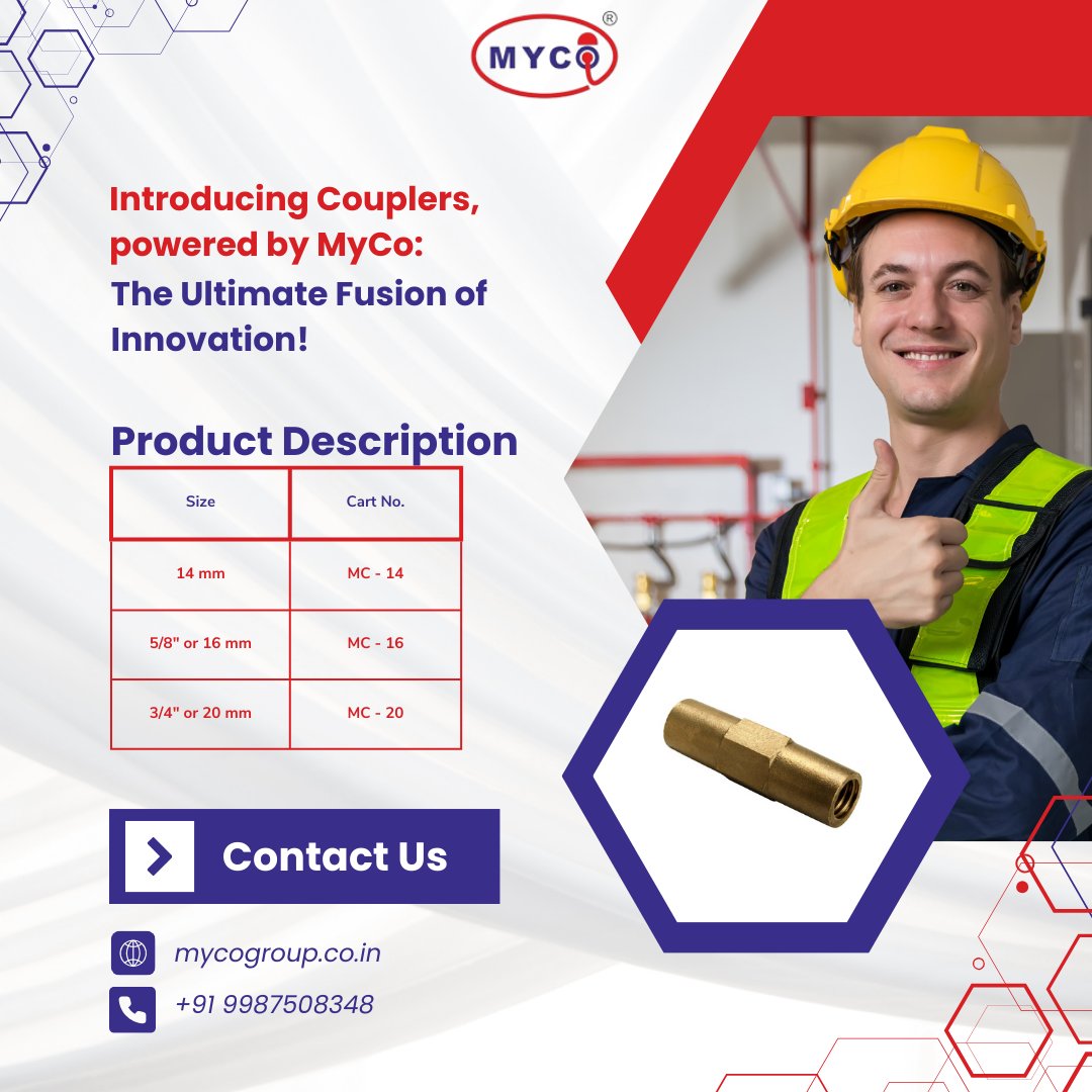 Boost your projects with MyCo couplers - engineered for excellence! #innovation #engineering #mycoproducts #industrialsolutions #precisionengineering #couplers #techadvancements #qualitytools