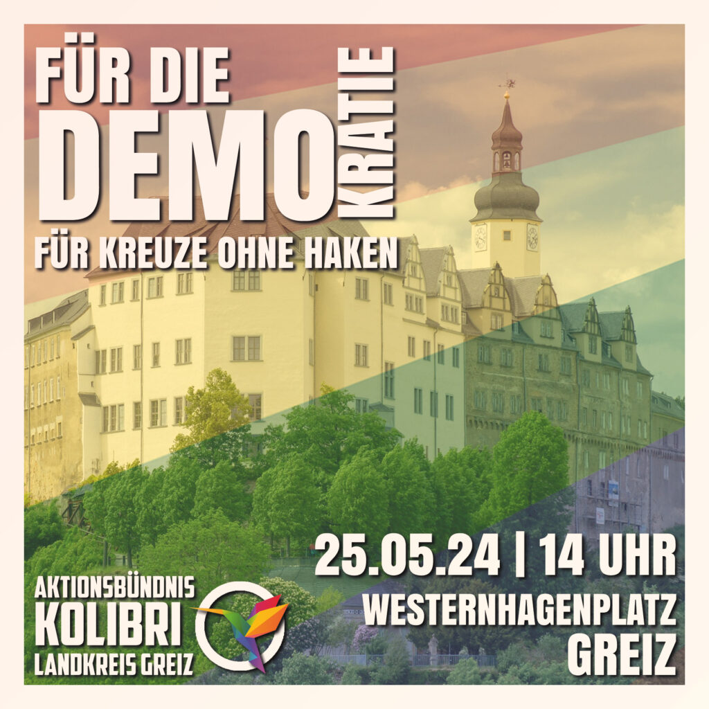 Wir sehen uns später in #Greiz ✊❤️