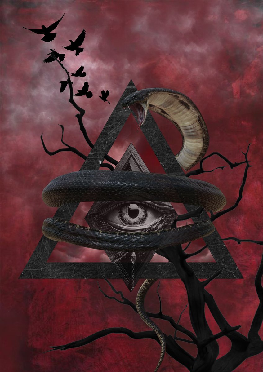 Gm Gm fam🪴#IWC 

Have you read the story of the third eye?🫣

🐍Third eye🐍
ED : 3/5
#tezos : 3

#THENIGHTCAP #SVTN #GlitchGang #collage #photoshop #digitalart 

Link👇🏻