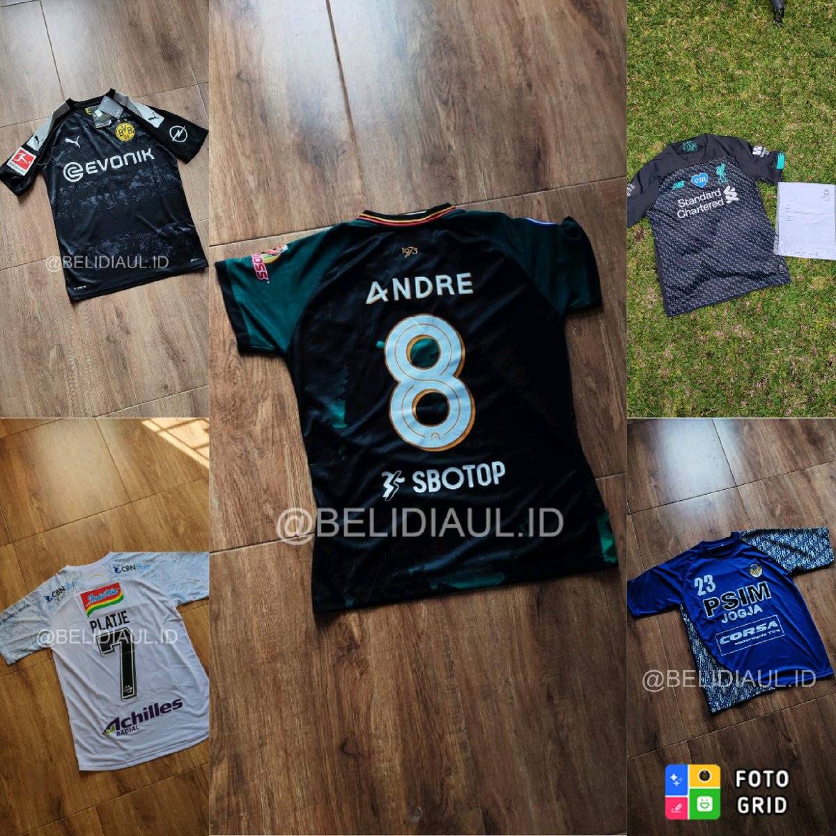#jersey4sale PENGHABISAN 🔥
Bali United 20/L/BNWT/299
Persikabo/S/MW/349
PSIM 13-14 MW/M/599
Take all liga Indo : 1000

Dortmund #6 Delaney (?)/S/449
LFC Match Issue Trent A Arnold vs Arsenal + COA/S/899,
Take all liga barat : 1150
<a href="/Jerseyforum/">Si Paling Jersey</a>
<a href="/JerseyLigina/">Pencinta Kain Ligina (Follow IG: @pjli_id)</a>
088224235939 WA