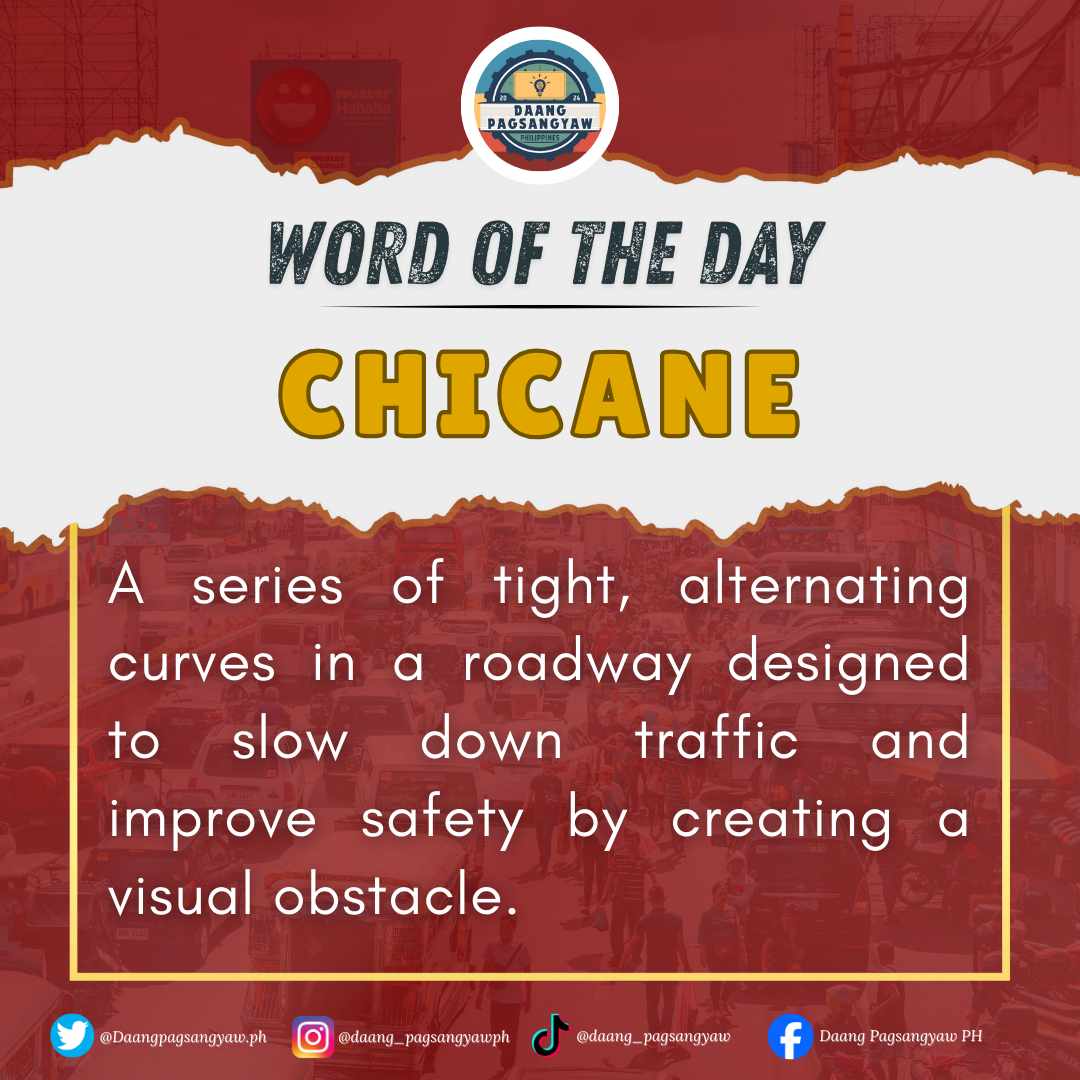 daang8715's tweet photo. NAVIGATE WITH CARE: 

There is an effective traffic calming measure that improves road safety by reducing speeds, enhancing driver awareness, and encouraging responsible driving behavior.

#daangpagsangyaw 
#RoadSafety 
#SafeDriving 
#wordoftheday https://t.co/HmPorR6npD