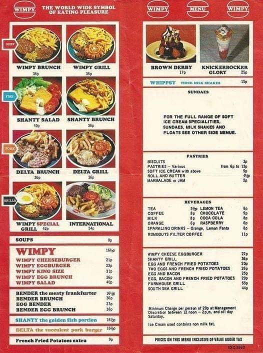 If you walked into your local Wimpy back in the day, what would you have picked? #SaturdayMotivation