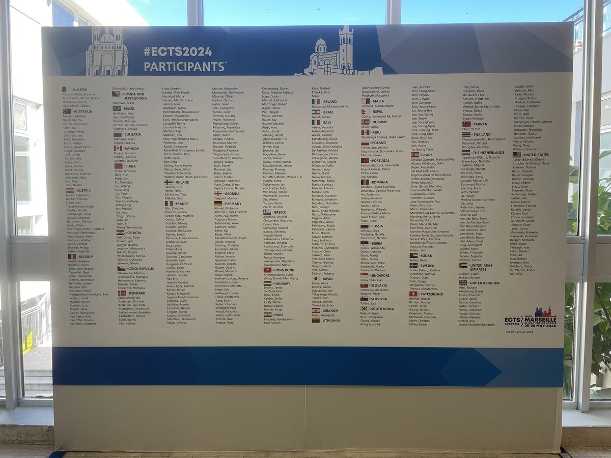 #ECTS2024 participants from around the world, you find your name?