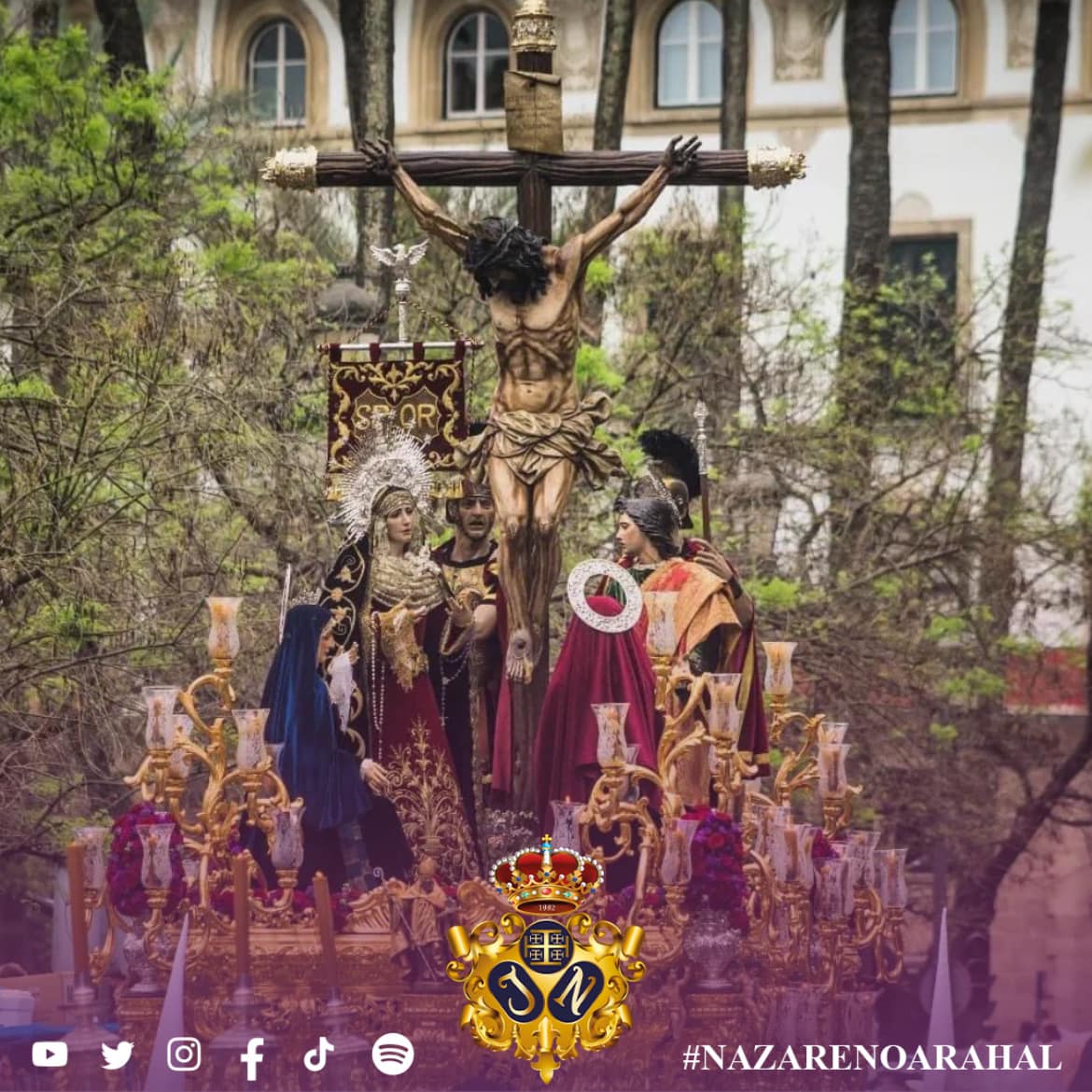 La Banda de Cornetas y Tambores de Nuestro Padre Jesús Nazareno de Arahal ha. llegado a un acuerdo para acompañar el próximo Martes Santo del 2025 al Santísimo Cristo del Amor de la localidad gaditana de Jerez de la Frontera. @nazarenoarahal @hdad_amorjerez