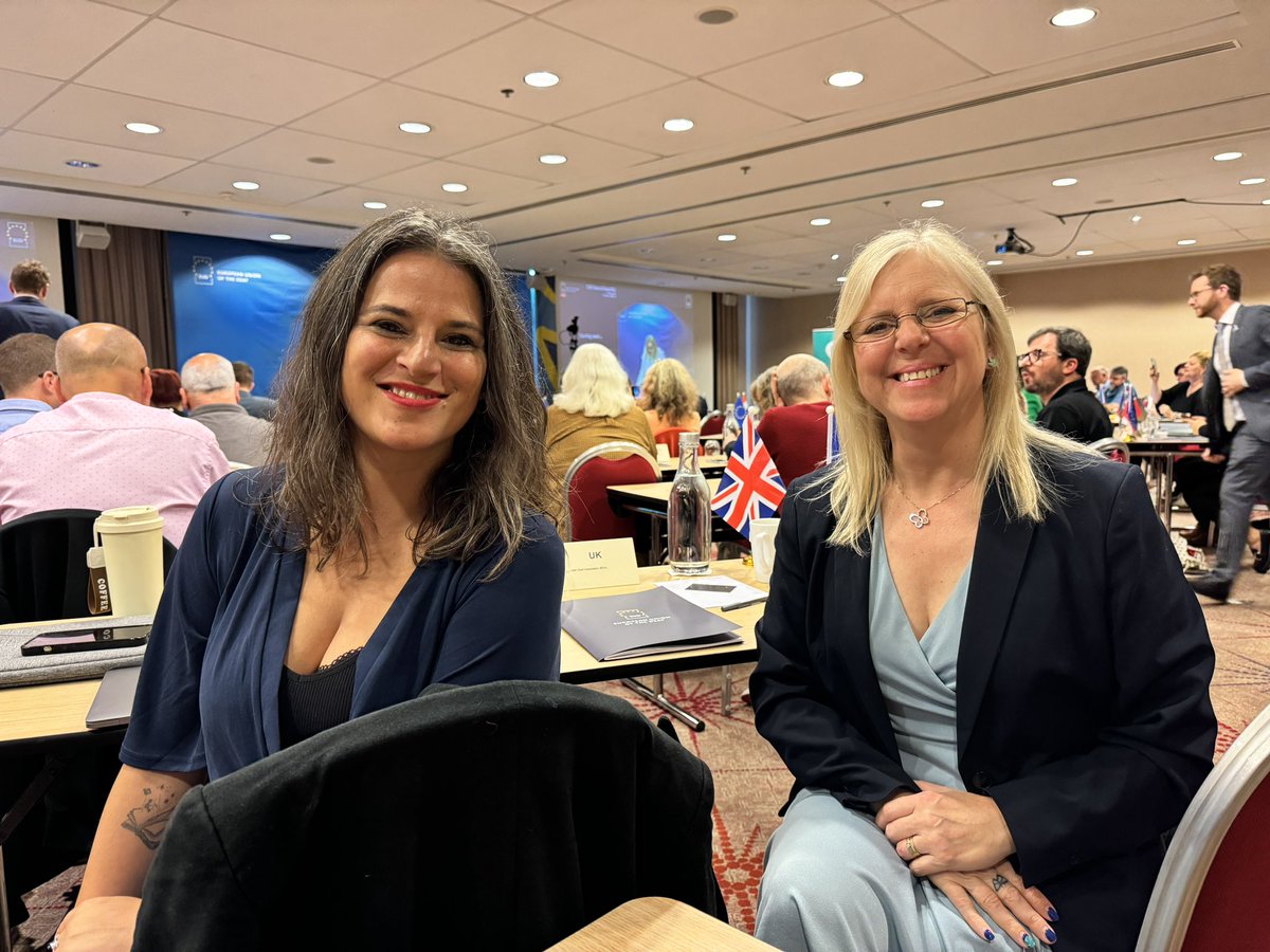 Honoured to represent the UK at the @EUD_Brussels General Assembly in Brussels today. Our delegates this year is our Vice Chair, Abigail Gorman and CEO Rebecca Mansell. They are looking forward to producing a BSL report for our members.