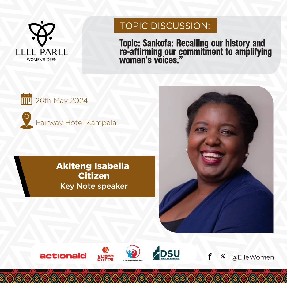 Elle Parlé Women’s Association (@ellewomen) on Twitter photo She has mentored many decorated debaters in the Ugandan & African Debate Circuit, paving the way for more.
<a href="/akitengisabella/">akiteng isabella</a> will deliver the Keynote Speech at the #ElleParle2024 Finale tomorrow on the Topic: #Sankofa: Recalling our history and reaffirming our commitment... She has mentored many decorated debaters in the Ugandan & African Debate Circuit, paving the way for more.
<a href="/akitengisabella/">akiteng isabella</a> will deliver the Keynote Speech at the #ElleParle2024 Finale tomorrow on the Topic: #Sankofa: Recalling our history and reaffirming our commitment...