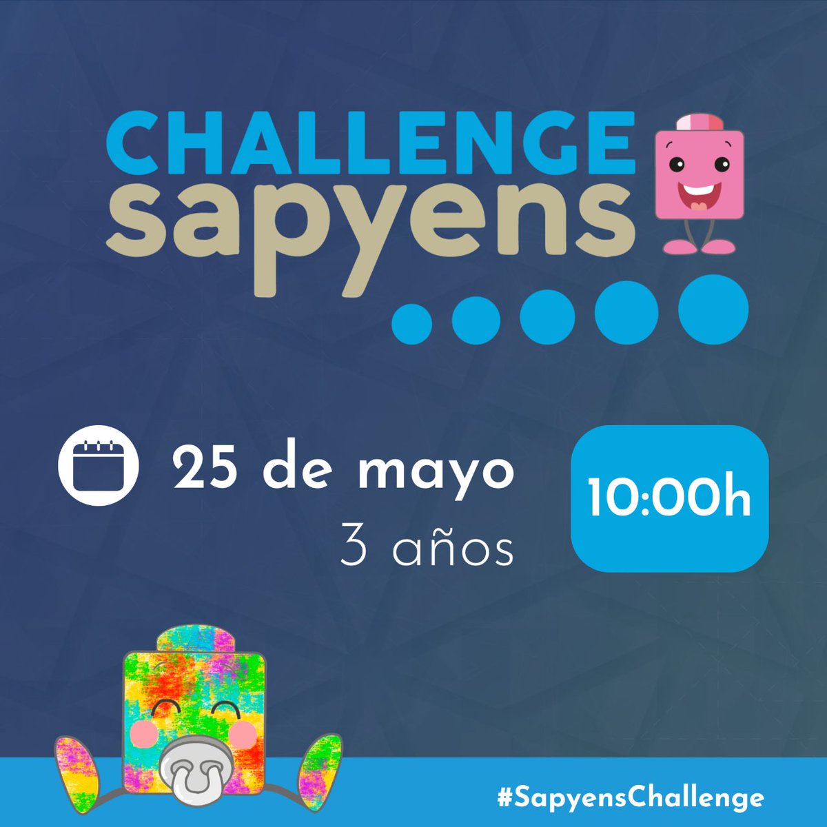 Tangram_LS's tweet image. 🤩 ¡Apunto de comenzar el #SapyensChallenge de 3 años!

🎥 Si quieres seguir el directo te dejamos aquí el enlace: youtube.com/live/t41bMiEag…

#tangramlearningsystems
